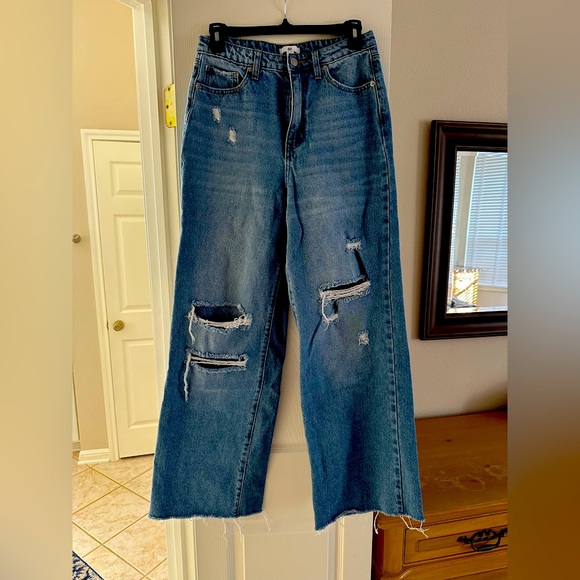 BP wide leg, ripped jeans - Picture 1 of 2